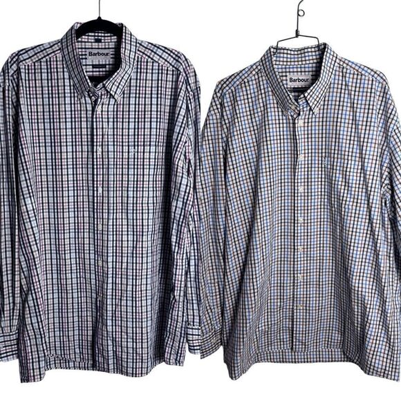 Barbour Men’s Button Down Shirts Bundle 2 XL - Picture 1 of 11